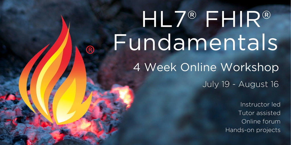 HL7Tools's tweet photo. What are you waiting for? This is your opportunity to get training #HL7 #FHIR straight from the source! Our online 4 week HL7 FHIR Fundamentals Workshop starts July 19! Registration closes on Monday, July 16: https://t.co/Mzc9qoSwXh. #healthIT #interoperability https://t.co/242zpwCE0m