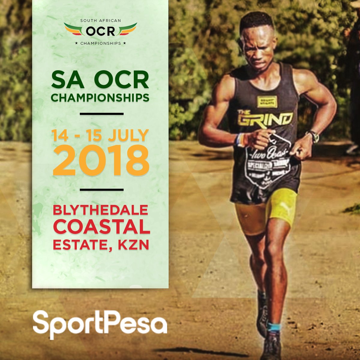 AneleBans's tweet photo. Its has finally arrived first ever sa ocr championships

@SportPesaSA
@brightweights
@TheGrindRace
@underarmourza
@sa_ocr
@thewarriorrace

#obstaclecourse #saocrchamps #runBANSrun #commandoelite #onwards #upwards #ready #sportpesasa #thegrindocr #twooceanstraining #brightweights https://t.co/CCnlidxW4o