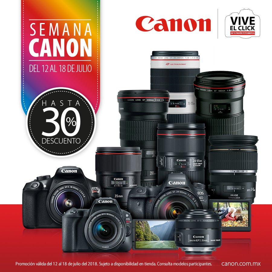 SEFPRO's tweet photo. Aprovecha de nuestra gran promoción para adquirir un nuevo equipo #Canon.
#SemanaCanon #SEFPRO https://t.co/Jhe20oWI5H