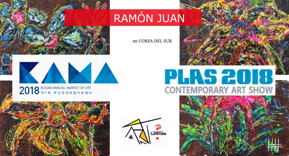 ramonjuanJR's tweet photo. Gran éxito de las obras de #RamónJuan en las ferias internacionales #BAMA2018 y #PLAS2018 en #CoreadelSur, de la mano de la galería de arte @ArtCuestion .
https://t.co/196WlVYJAl https://t.co/ptnKQSx3Vh