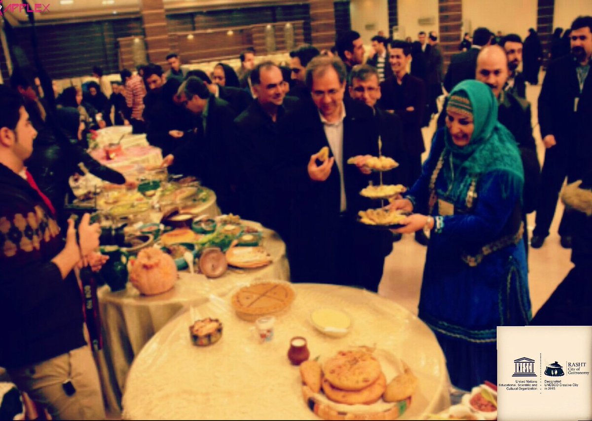RashtG's tweet photo. #یونسکو #ایران #گیلان #رشت #شهرداری_رشت  #شهر_خلاق  #جشنواره_غذاهای_محلی #خوراک_شناسی #توسعه_پایدار #فرهنگ_بومی #فاطمه_قدیمی_حرفه 
#UCCN #creative_city #Iran #Guilan #Rasht #gastronomy #local #Sustainable_Development #Fatemeh_Ghadimi_Herfeh https://t.co/D5FvJvyNTZ