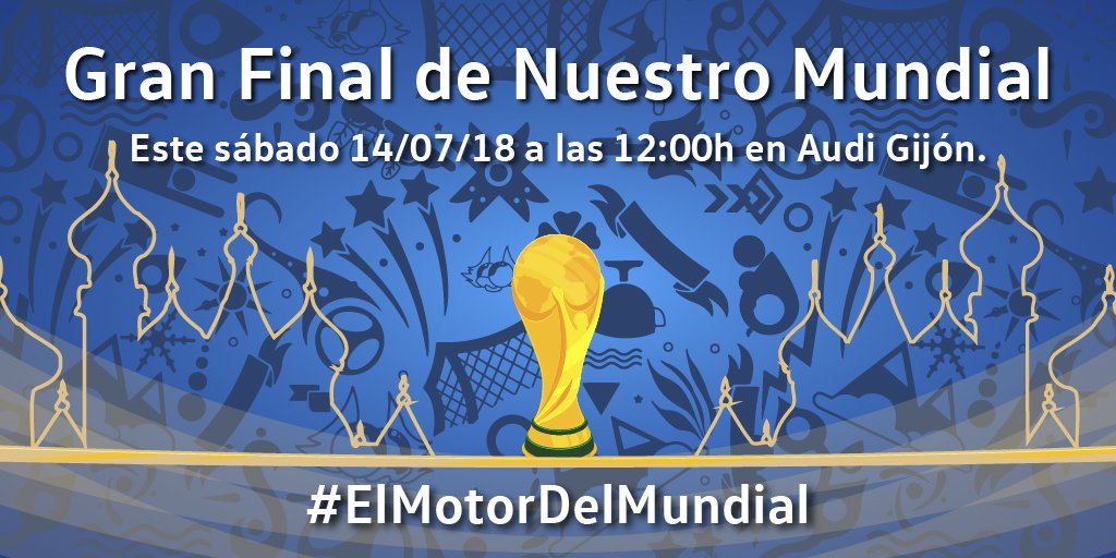 Mañana conoceremos al pichichi del Mundial de Tartiere ¡Celebraremos la gran final en Audi Gijón! Los dos mejores tiradores de cada concesionario se batirán en duelo por una caja <a href="/Vivobox/">Vivobox</a> ¡Ven a disfrutarlo desde las 12 del mediodía! #ElMotorDelMundial #MundialRusia