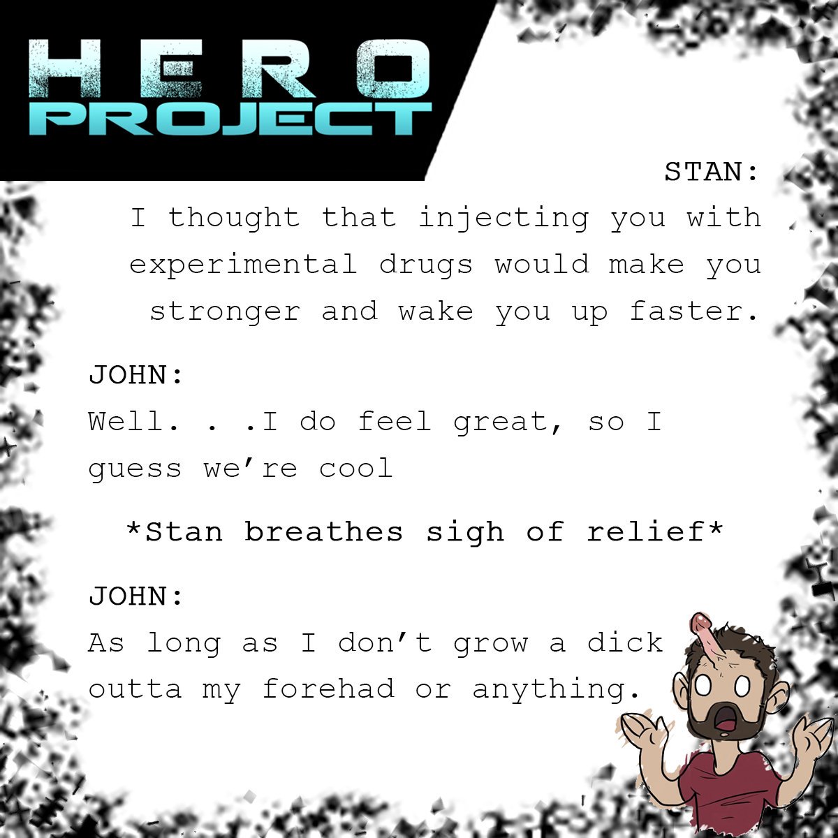 _TheHeroProject's tweet image. Welp! That *would* be bad luck! #FridayThe13th #TheHeroProject