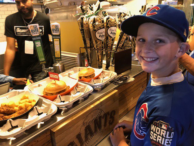 It’s #FanFriday!! This week we’re excited to say #ThankYou to our pal Ryan who not only loves the <a href="/Cubs/">Chicago Cubs</a> but also ❤️s <a href="/TheOrganicCoup/">The Organic Coup</a>! Thanks Ryan for stopping by at @ATTPark! Hope to see you again soon! #FanFriday #ThankYou #OrganicallyCocky 🐓