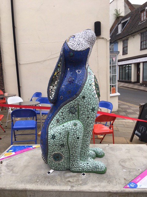 Hareport1's tweet image. @GoGoLepus looking resplendent glad I hopped across the County to say hello #GGH18 #GoGoHares2018