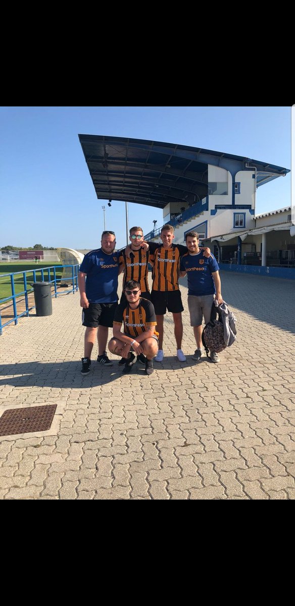 Travelled 7 hours to my second @HullCity game, come on you Tigers. #TigersOnTour #hcafc