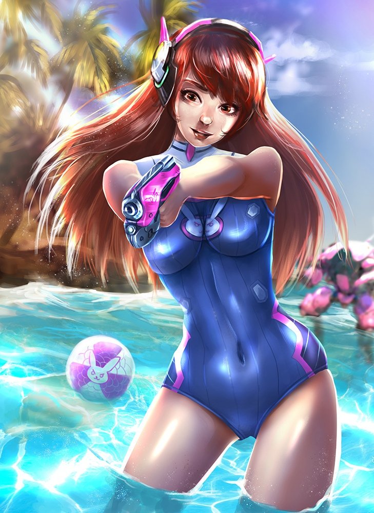 “Enjoy summer with #DVa in swimsuit! 