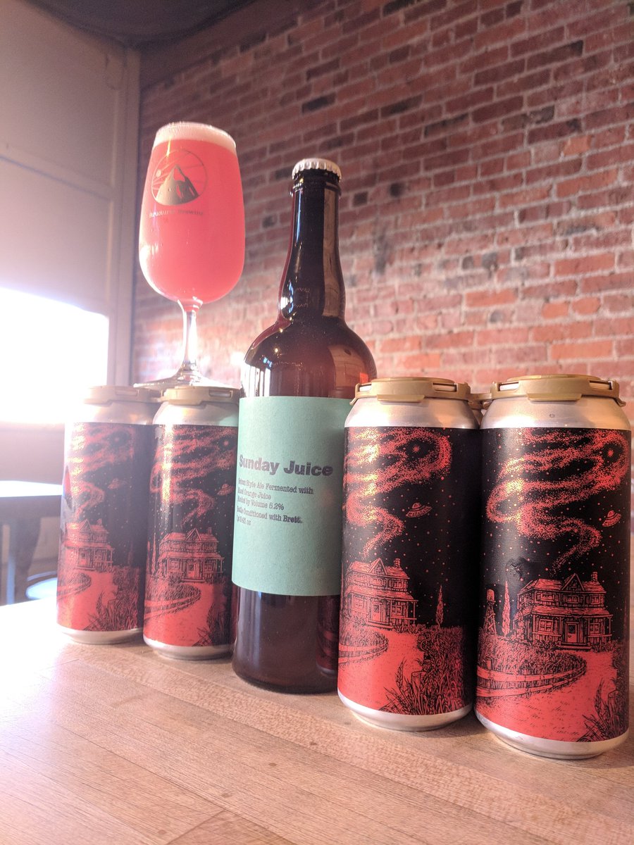 RASPBERRY FUZZ!  Can release today at 3 o'clock. Sunday Juice bottles will be available as well!