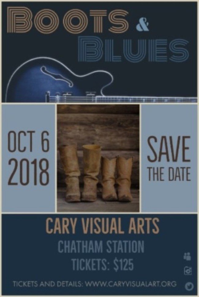 Kick Your Heels Up this October 6th!  Boots and Blues with a little art on the side.  Stay tuned for more details.