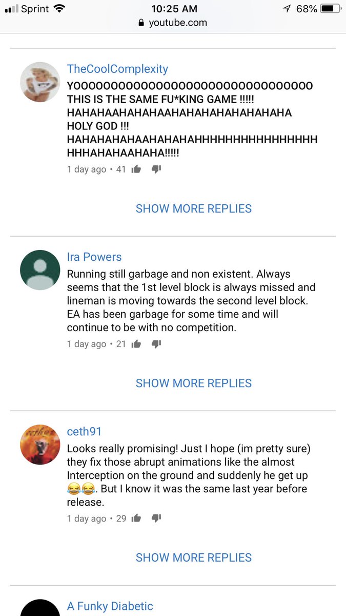 DeMoeRoberson's tweet photo. Reaction (way more than this) from a recently uploaded Madden 19 video from SGO.. https://t.co/nOEaPZPpzK