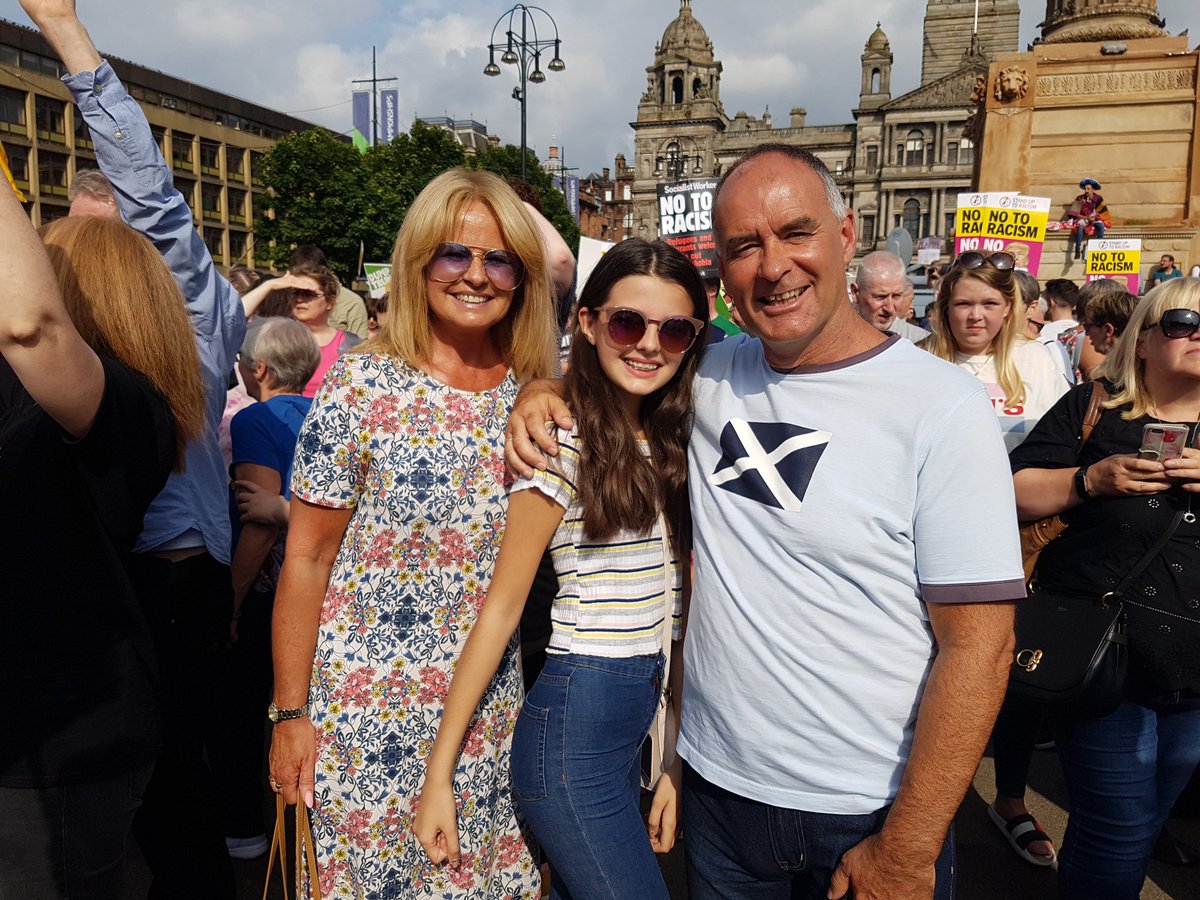 Tommy Sheridan on Twitter: "With the thousands of people in Glasgow who oppose Trump and his ignorant, bigoted, racist, sexist, anti-trade union and thoroughly divisive policies designed to promote and protect him