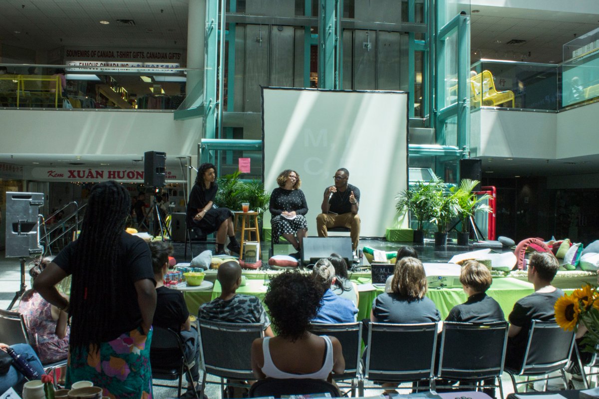 MICEMag's tweet photo. Thanks again to all who came out to our Issue 04 - Opacities launch with @cure_ate_her and @tdotpioneers, in a conversation led by @MICEMag's @yaniyalee ~~ so exciting to interact with MICE readers new and old at the @TOArtBookFair! 

#MICEMag #opacities #toabf https://t.co/WSh7L2o8td