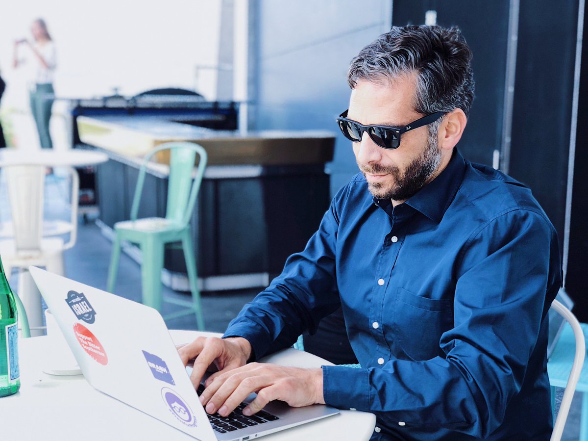 Outbrain's tweet photo. Couldn't be more proud of @KeithPepper, our VP of HR, for his inclusion in @DIMA's Top Advocates for Equality in Marketing & Media!
Here he is diligently at work, ensuring diversity as a core driver for Outbrain.
Wanna be part of it? Join us: https://t.co/q66yGrONuI #DIMASummit https://t.co/ceQskOd45T