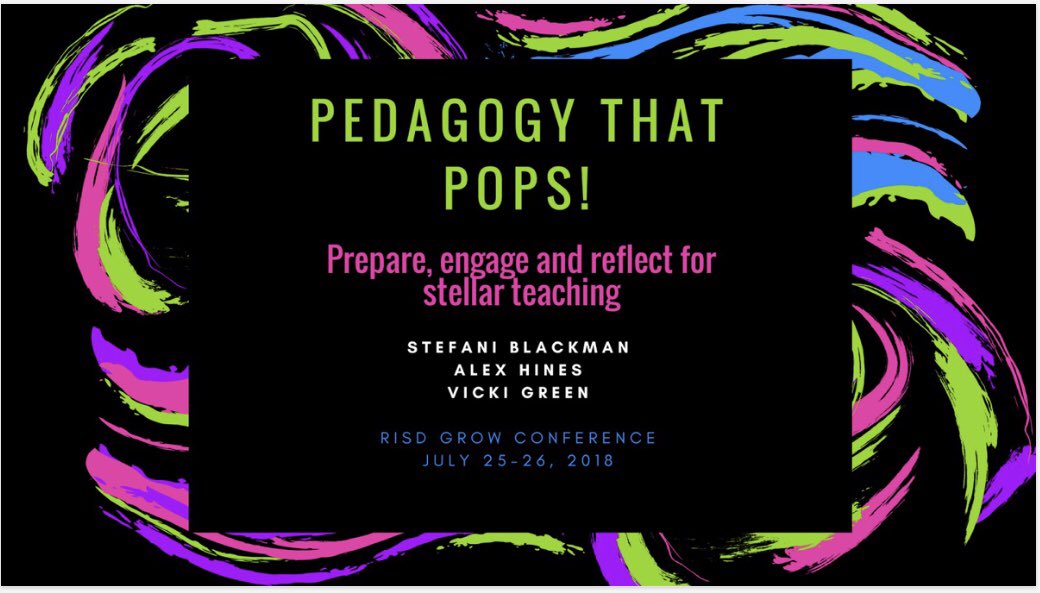 Mrsblkmn's tweet photo. You want to make it to this one! #RISDGROW #PDthatrocks @Reading_Green and @MsHines57 are making this dazzle! 🎯✨⚡️🔥 https://t.co/Vu6vp98uGu