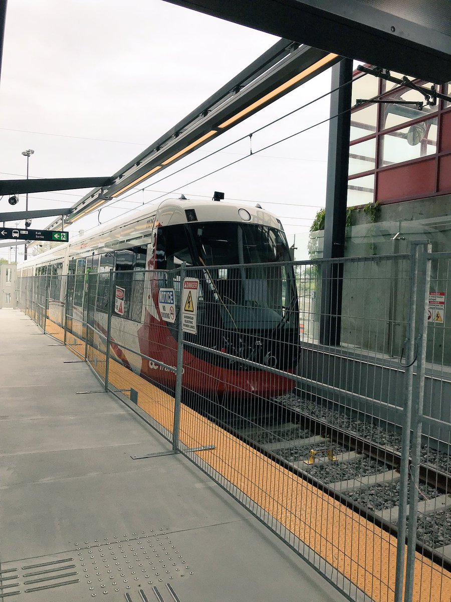 JimWatsonOttawa's tweet image. The new #OttLRT Blair station is incredible! Beautiful art adorns the skylight roof and the bright, spacious    train platform is inviting and efficient. I look forward to the launch of the Confederation Line in November!