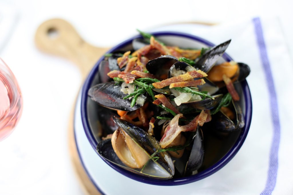 All the mussels tonight.  
#thewatchhouse #stmawes #mussels #cornwall