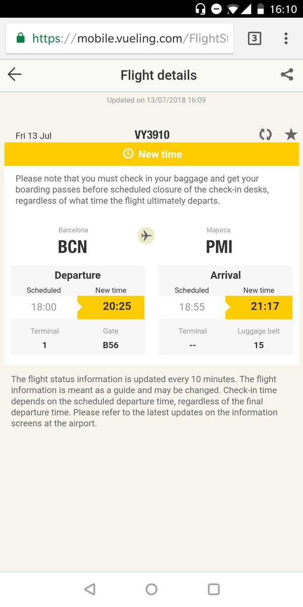 AnnaEchegaray's tweet photo. @catenacristian @vueling Same! Se entiende que a veces haya problemas, pero si sistemáticamente tienes retrasos... Quizá es inutilidad. https://t.co/Oj9V1y4xjn