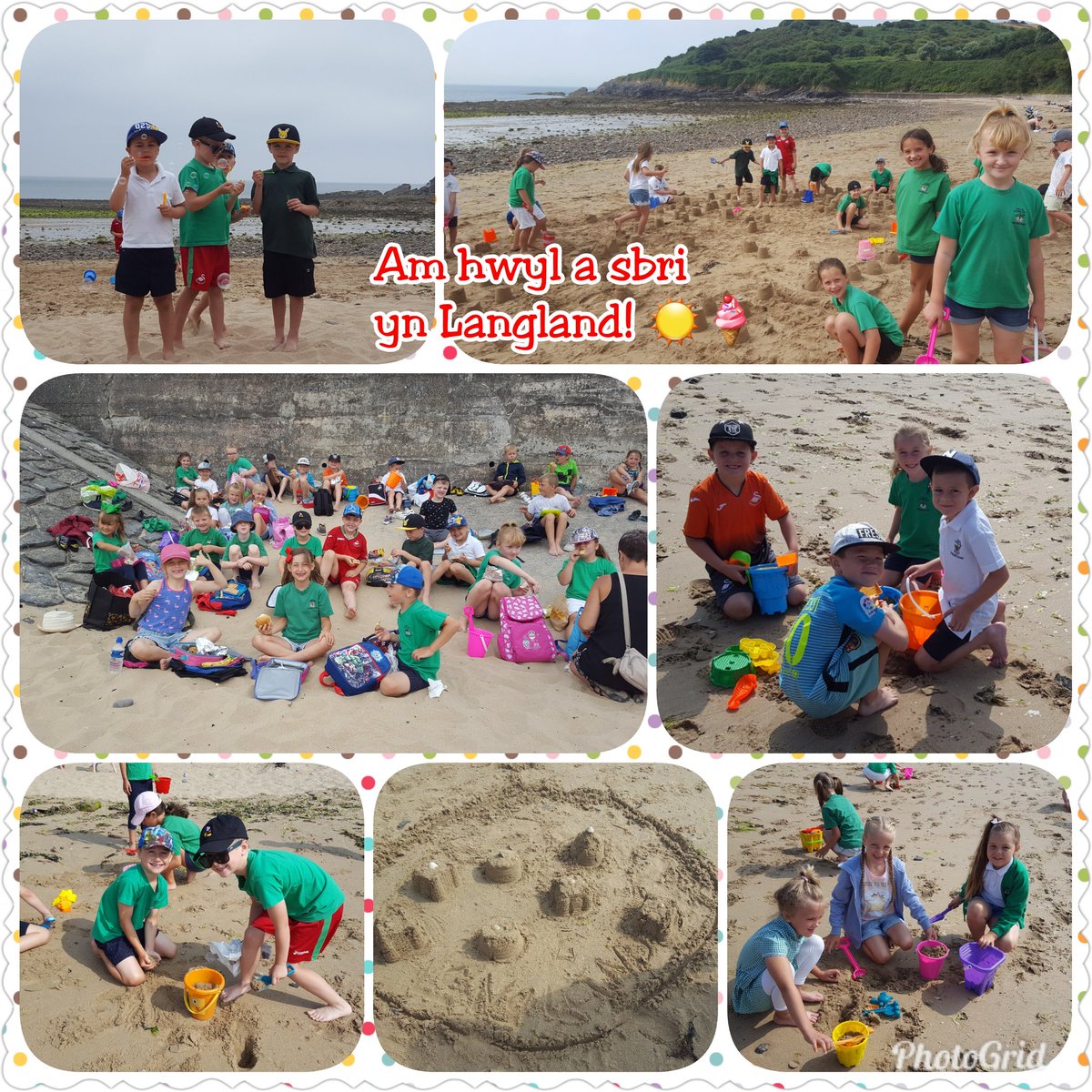 Tirdeunaw's tweet photo. Bl2 Mrs Davies yn mwynhau ar y traeth #Langland #mirimorio #adeiladucestyll #mwynhauâffrindiau
Yr2 Mrs Davies enjoying a day at the beach #Langland #buildingsandcastles #enjoyingwithfriends ☀️🍦 https://t.co/N8YvwSZxMz