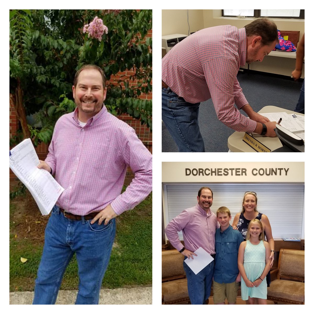 jfarnsworthSC's tweet photo. IT'S OFFICIAL! Filed for re-election to the Dorchester District 2 School Board today. Thank you for your support in November! https://t.co/D9XBGdyx13