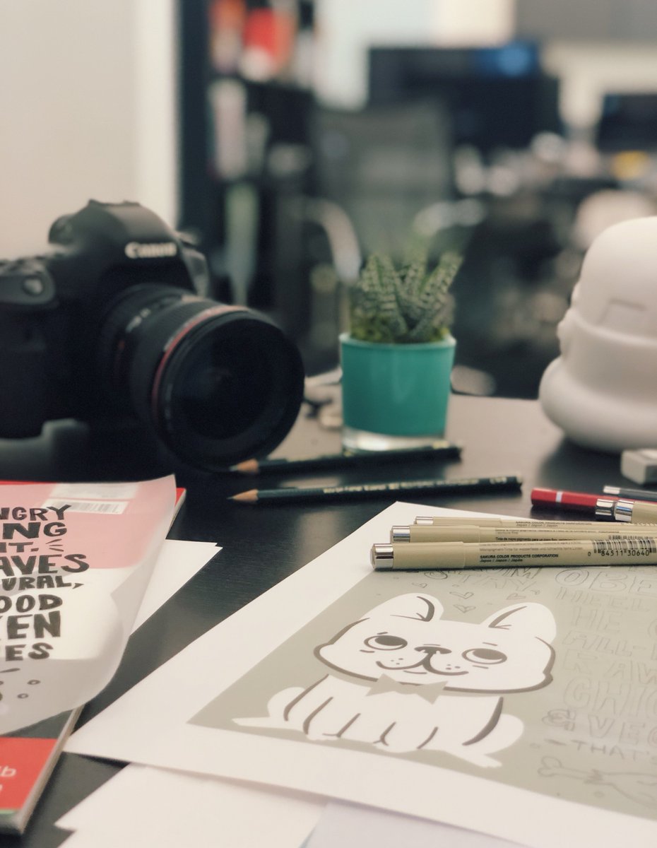 PushHere's tweet photo. Views from the desk of our Art Director. #PushThinking https://t.co/AXjwHYVBRZ