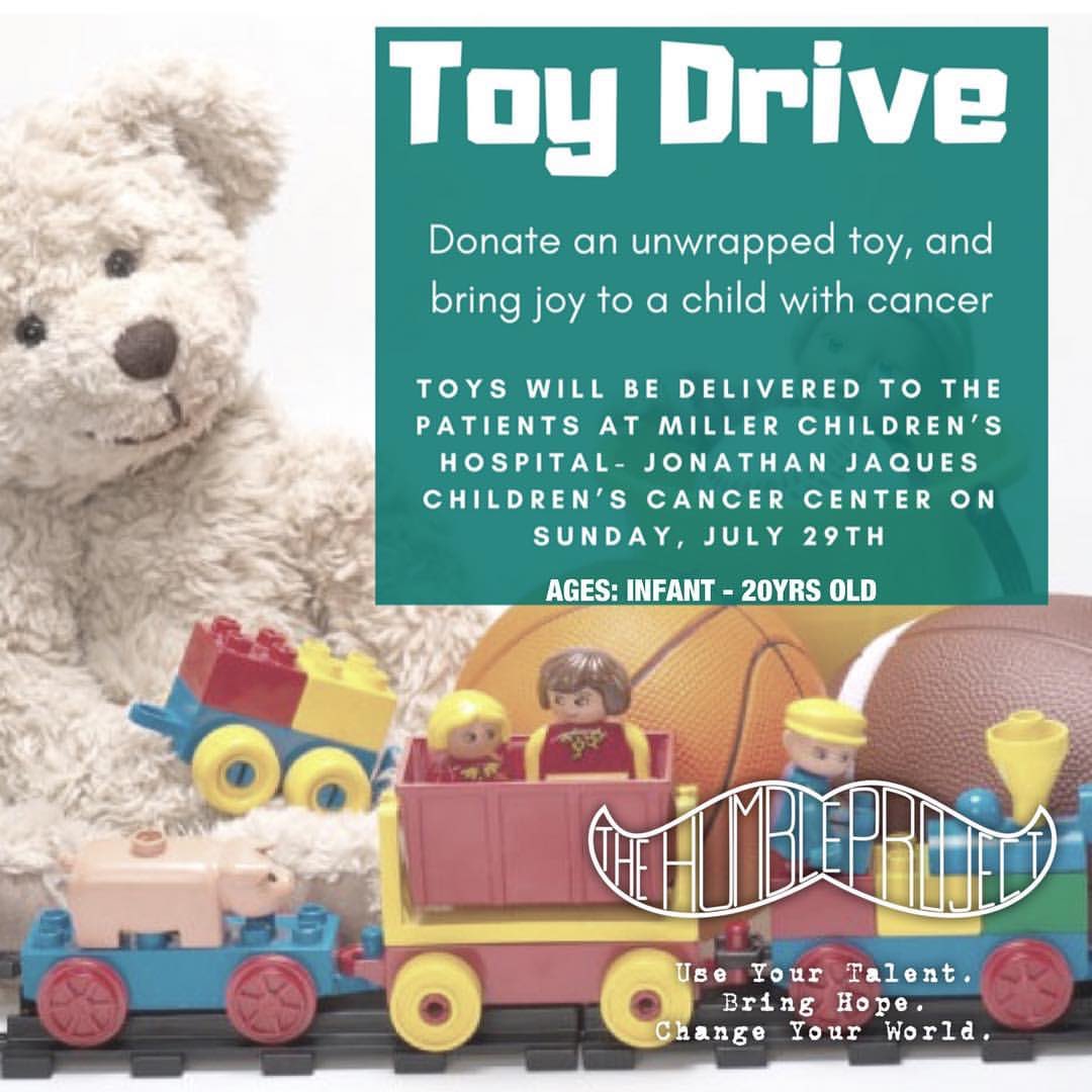 HumbleProjectLB's tweet photo. WE ARE COLLECTING UNWRAPPED TOYS FOR THE CHILDREN AT MILLER CHILDREN’S HOSPITAL THESE NEXT COUPLE WEEKS 

DROP OFF LOCATIONS: @precisebarbershop @downtownleche or email us for pickup• ONLINE DONATIONS ARE WELCOME WELL. 🖤 #thehumbleprojectlongbeach #teamwork https://t.co/WcVBxLrOSg