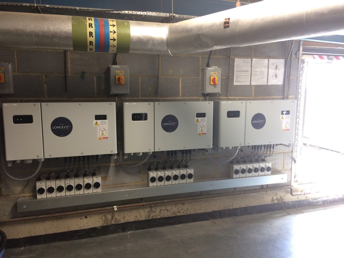 Longevityltd's tweet photo. Today we commissioned a 100kW #solar installation on an #existingbuilding for @CLSHoldings which is now milking the sun and providing #cleanenergy to their tenants @bbpuk https://t.co/9HK7P8Fx6V