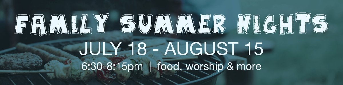 HopeCCSeattle's tweet photo. Join us next Wednesday at 6:30pm for our Family Summer Nights kick-off! Be ready to enjoy worship, the Word, fellowship and activation...and don't forget to bring a side dish; we'll have the meat on the grill! 
Kids, neighbors, co-workers...everyone is welcome!! https://t.co/UQqYKNIizM