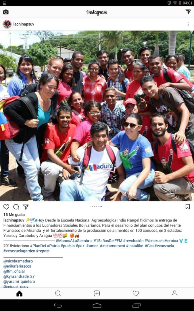 CCTaladros2's tweet photo. A través del FFM, vamos a fortalecer la Agricultura Urbana. @avilaelguerrero @DPresidencia @NicolasMaduro @rafaellacava10 @Elmorochosanchz https://t.co/oLU02IC4fq