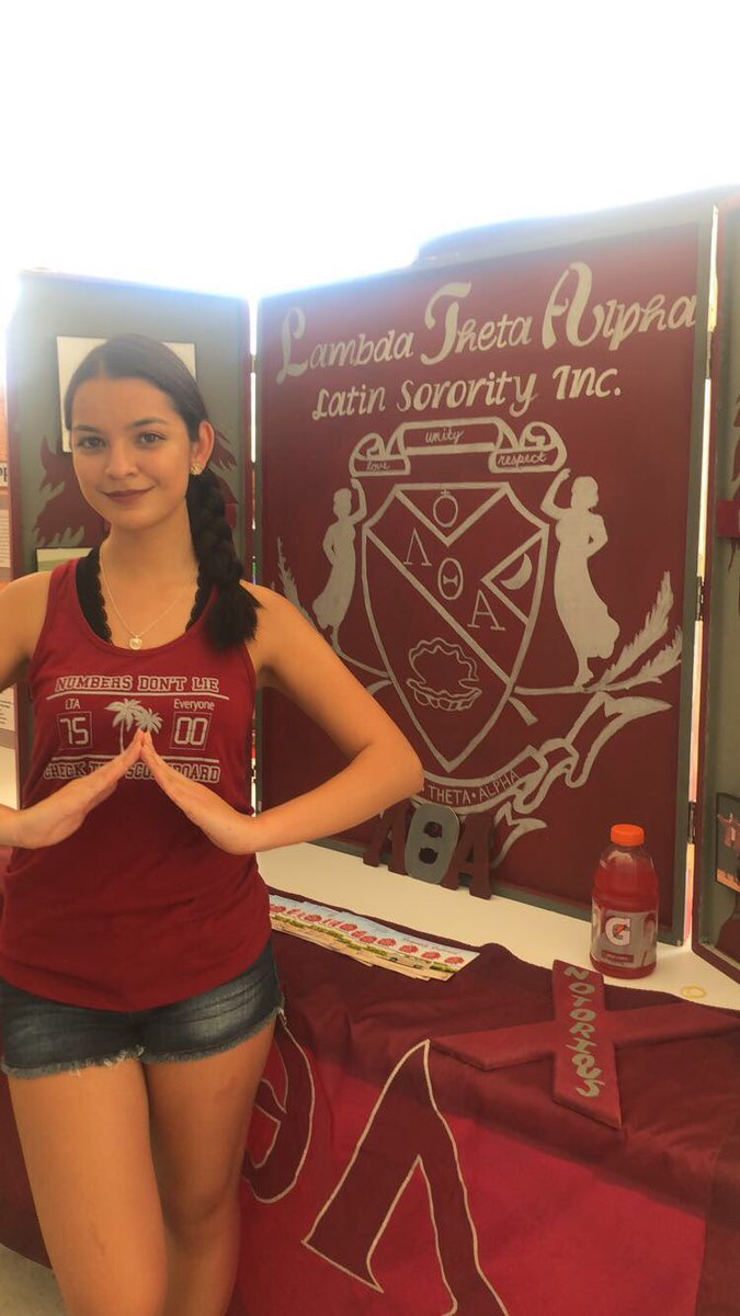 We are tabling until 4 p.m at the North Lawn! Come learn about the FIRST and LARGEST Latin sorority in the nation #lta1975