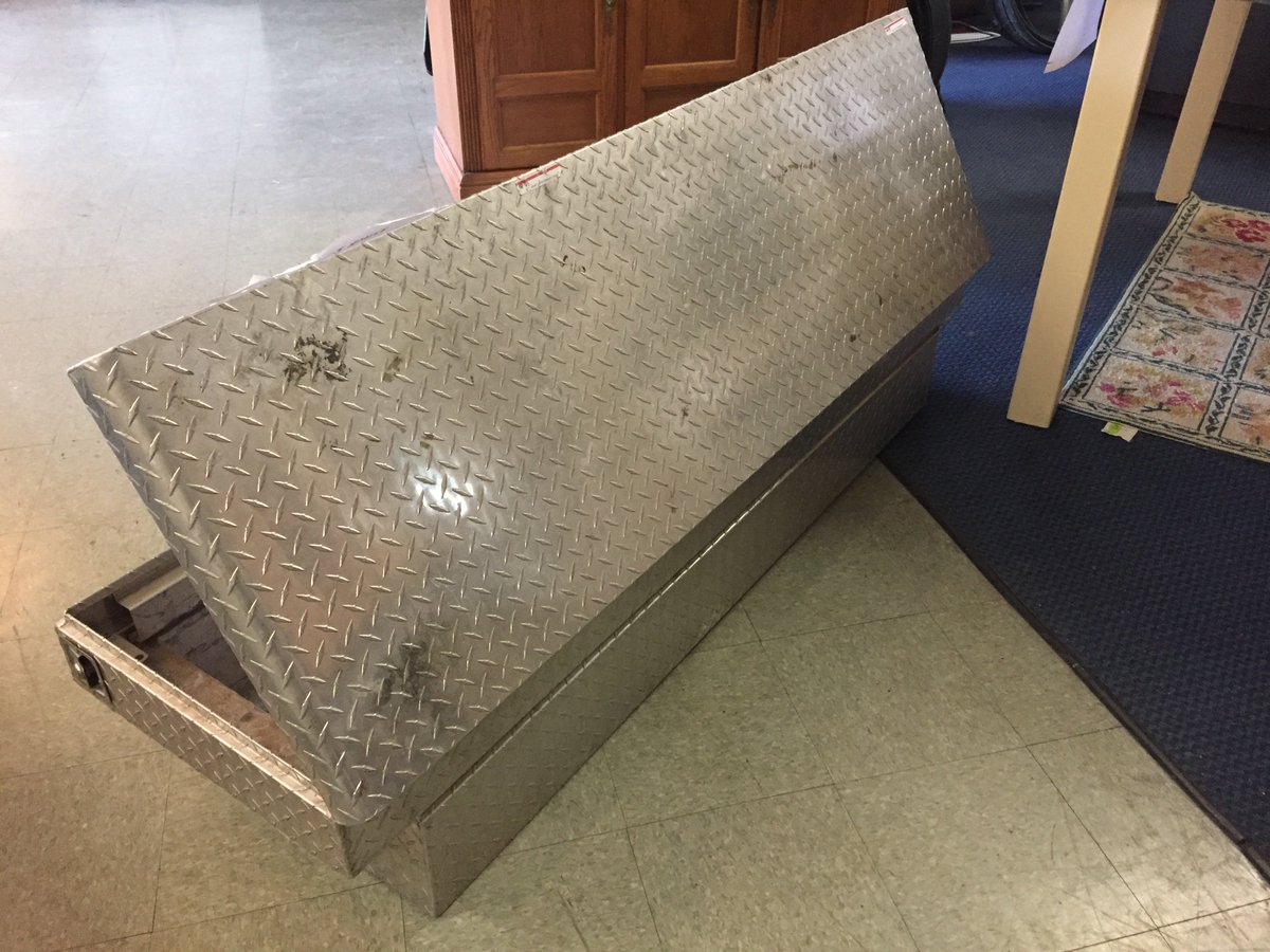 Steel aluminum Truck Tool Box Fits Full size  $80
