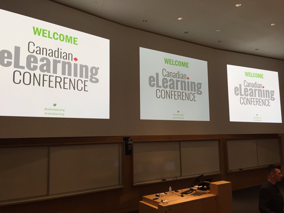 CKoelbleitner's tweet photo. Coming to the end of a day of inspiration and development at the Canadian Elearning Conference #cdnlearning https://t.co/vsqggTuY7T
