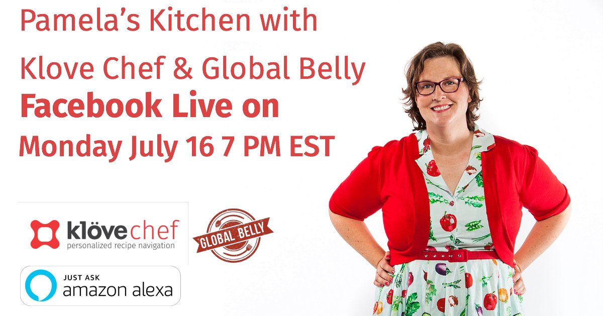 voiceoftinychef's tweet image. Don't miss @produceretailer cooking @global_belly meal-kits with @kloveChef the #VoiceFirst solution for #GuidedCooking facebook.com/events/1824038…
