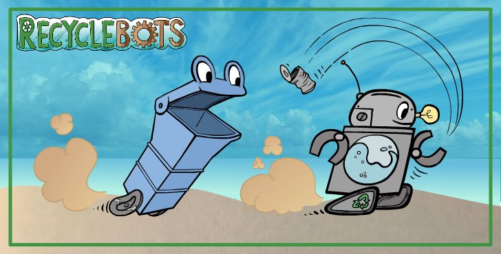 firstmobileed's tweet image. Help Binny and Eco clean up the environment in RecycleBots! Get our fun platformer on google play or the app store. 
Android: play.google.com/store/apps/det…
IOS: itunes.apple.com/us/app/recycle…