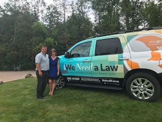 weneedaLAW's tweet image. Check out the new decals that supporters Bruce and Helena decked their vehicle with! So thankful for dedicated Canadians who are working to advance pre-born human rights! #makeadifference #timetomoveforward #weneedalaw