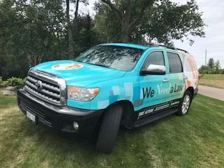 weneedaLAW's tweet image. Check out the new decals that supporters Bruce and Helena decked their vehicle with! So thankful for dedicated Canadians who are working to advance pre-born human rights! #makeadifference #timetomoveforward #weneedalaw