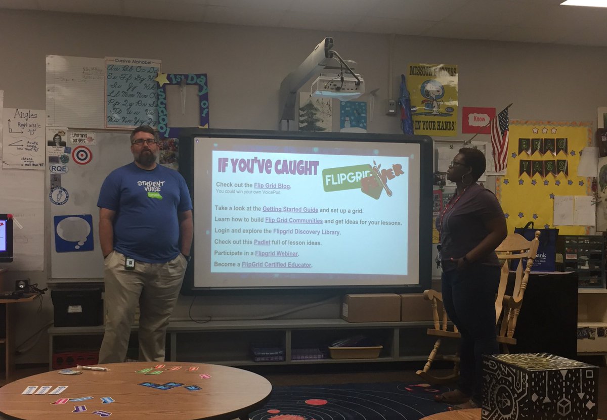 SuttlesScience's tweet photo. Flipgrid Fever! #rqesrocks #TCSlearns #tcstech @MrSummerford @Flipgrid @TechySewell https://t.co/VkC0h0Bei3