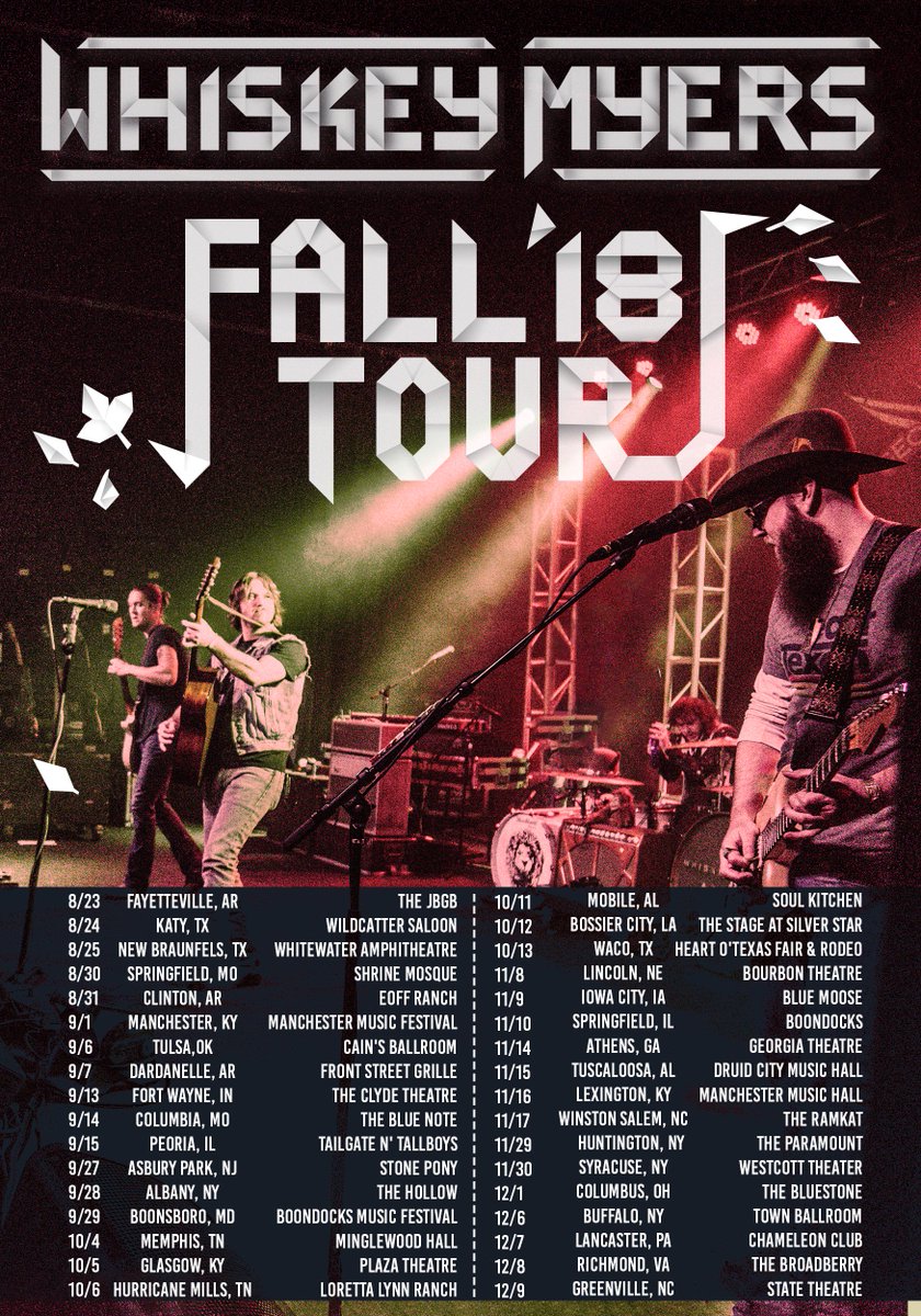 FALL 18' TOUR. New shows added in AL, KY &amp; NC!

Tickets on sale now 🤘🏻 bit.ly/2rCQHsY 🤘🏻