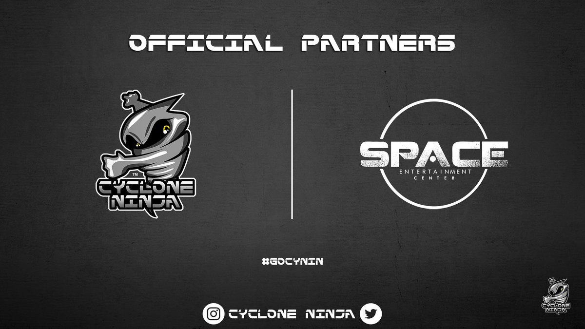cycloneninja_'s tweet photo. ENHORABUENA!
Hoy nos complace anunciar una buena noticia.
Queremos dar la bienvenida a SPACE ENTERTAINMENT CENTER como nuevo patrocinador de nuestro equipo.
#esports #cynin #cycloneninja  #leagueoflegends #csgo #dota2 #callofduty #rainbowsixsiege #fifa #overwatch #clashroyale https://t.co/GDi8FybCpw