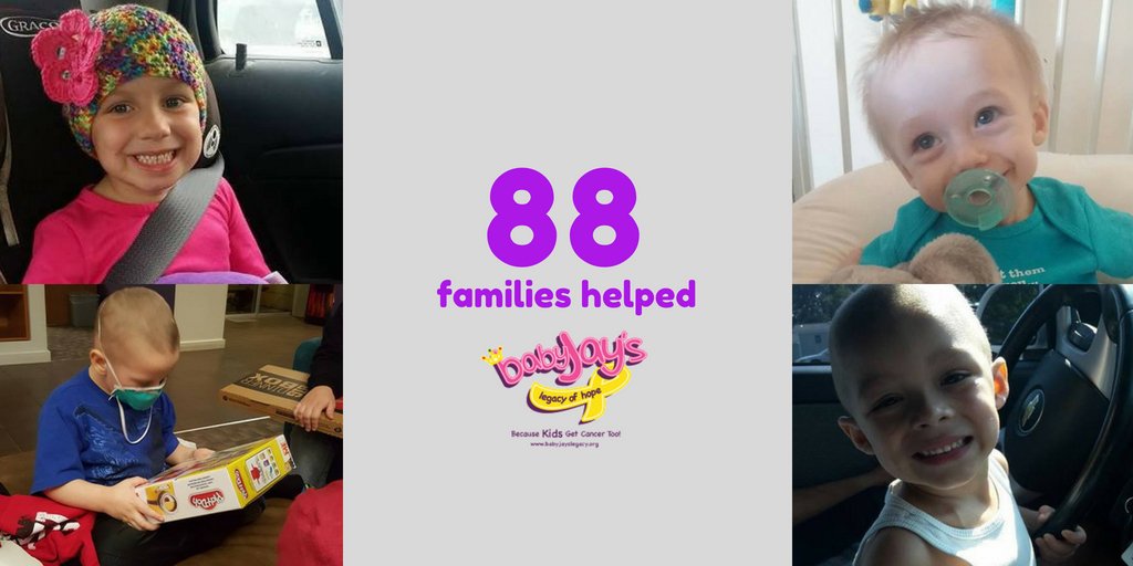 Thank you for helping us help families of kids battling cancer. We appreciate you!