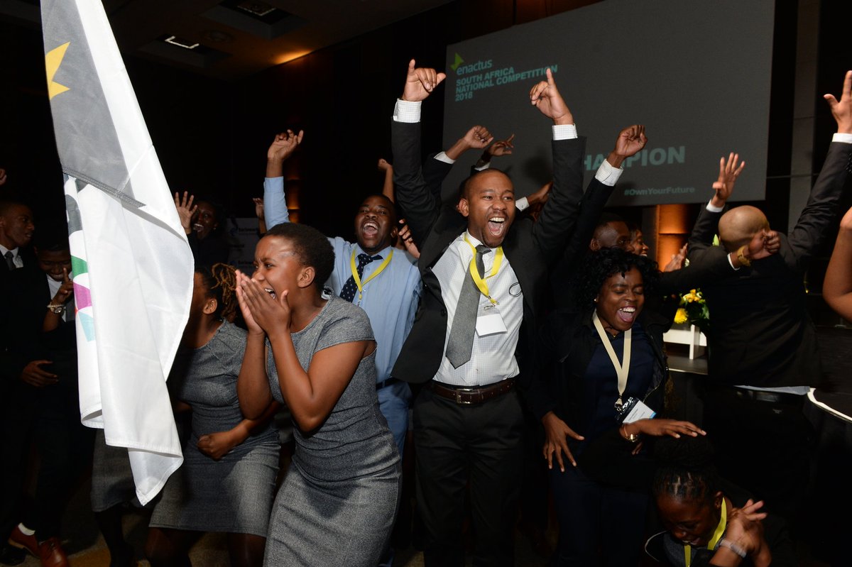 enactusZA's tweet photo. 2018 EnactusZA National Champions #WeAllwin @EnactusDUT https://t.co/NlFDWWFpBf