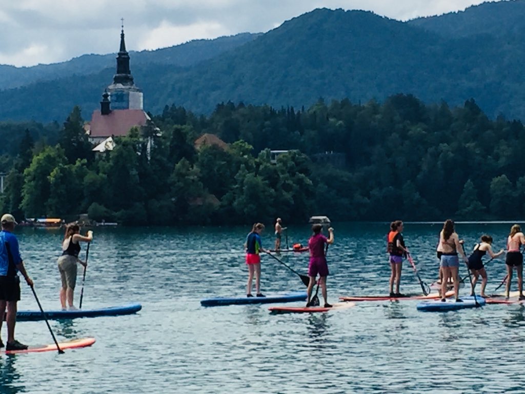 theabbey_DofE's tweet photo. Team X - Wonderful morning paddle boarding before heading to Bohinj @theabbeyschool @TAexpeditions https://t.co/XjKT8D1Tg1