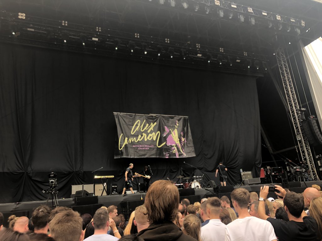 At the killers gig in Bolton England <a href="/russellcrowe/">Russell Crowe</a>