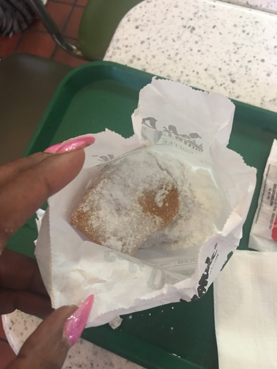 There is nothing like a beignet and a ice coffee to end  my time in the Big Easy!