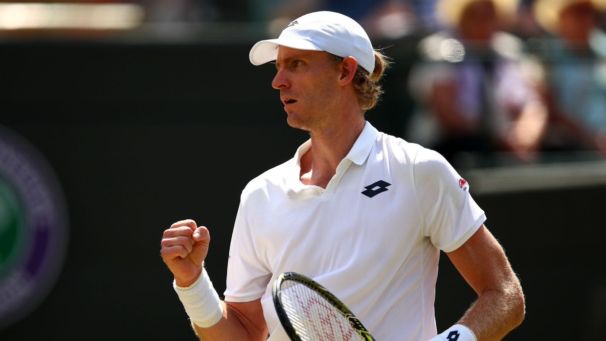 Davidsemin's tweet photo. Por fin!!!
El verdugo de #Fereder avanza a su primera final en #Wimbledon
#KevinAnderson a la espera de #Nole o #Nadal. https://t.co/w9Mo1CfVNk