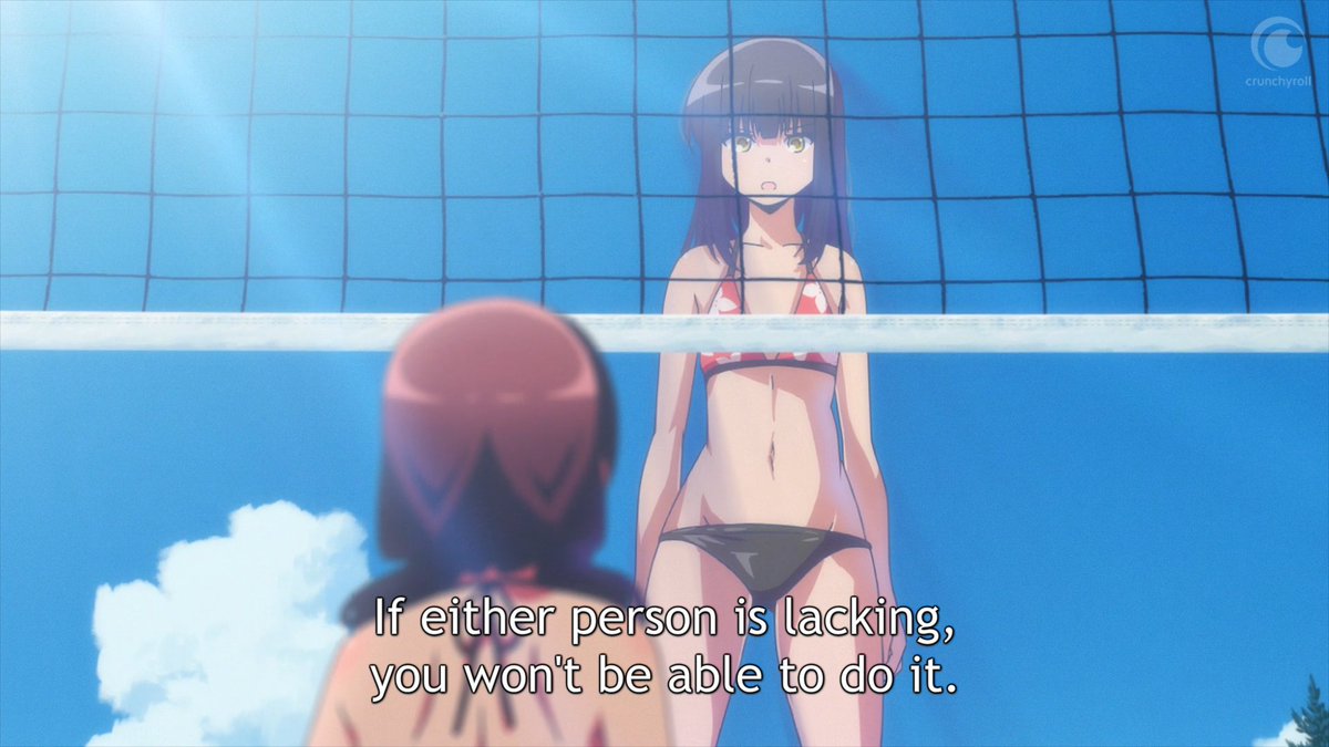 Crunchyroll on X: THAT'S IT! I CHALLENGE YOU TO A BEACH VOLLEYBALL MATCH!  (anime: Harukana Receive)  / X