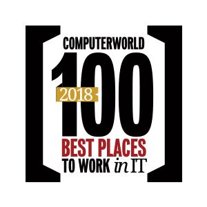 Thrilled to be named among the best places to work in IT by <a href="/Computerworld/">Computerworld</a> for 2018! ow.ly/7a9B30kWFJH