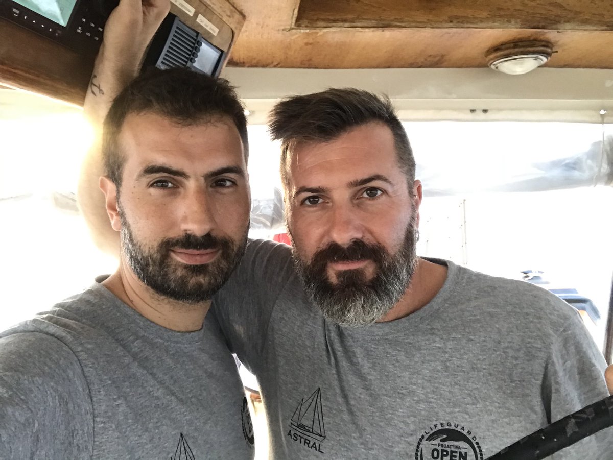 EPalazzotto's tweet photo. Nonostante il Governo italiano la Open Arms torna in mare. Ed io insieme a loro perché il razzismo e la xenofobia non ci impediranno di assolvere al dovere morale di salvare vite umane. Un saluto al Ministro #Salvini.
#OpenArms #SeaRescue #ActionForLife https://t.co/N1ffxMWo7B