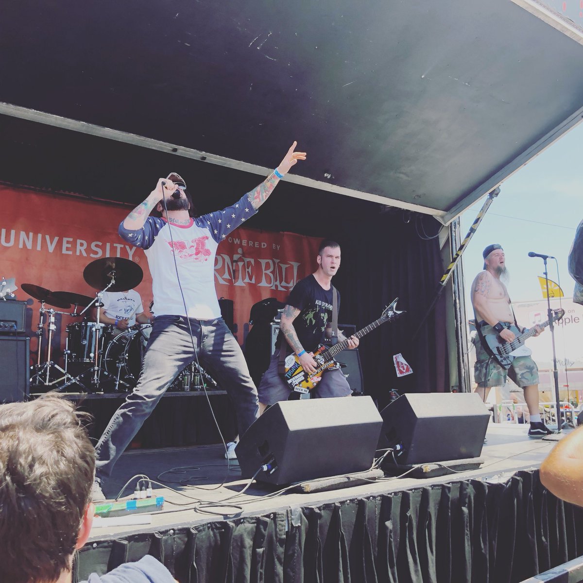 RiversideOdds's tweet image. What an amazing time so far at @VansWarpedTour ... and what better day to play than #RUSSEVDAY!