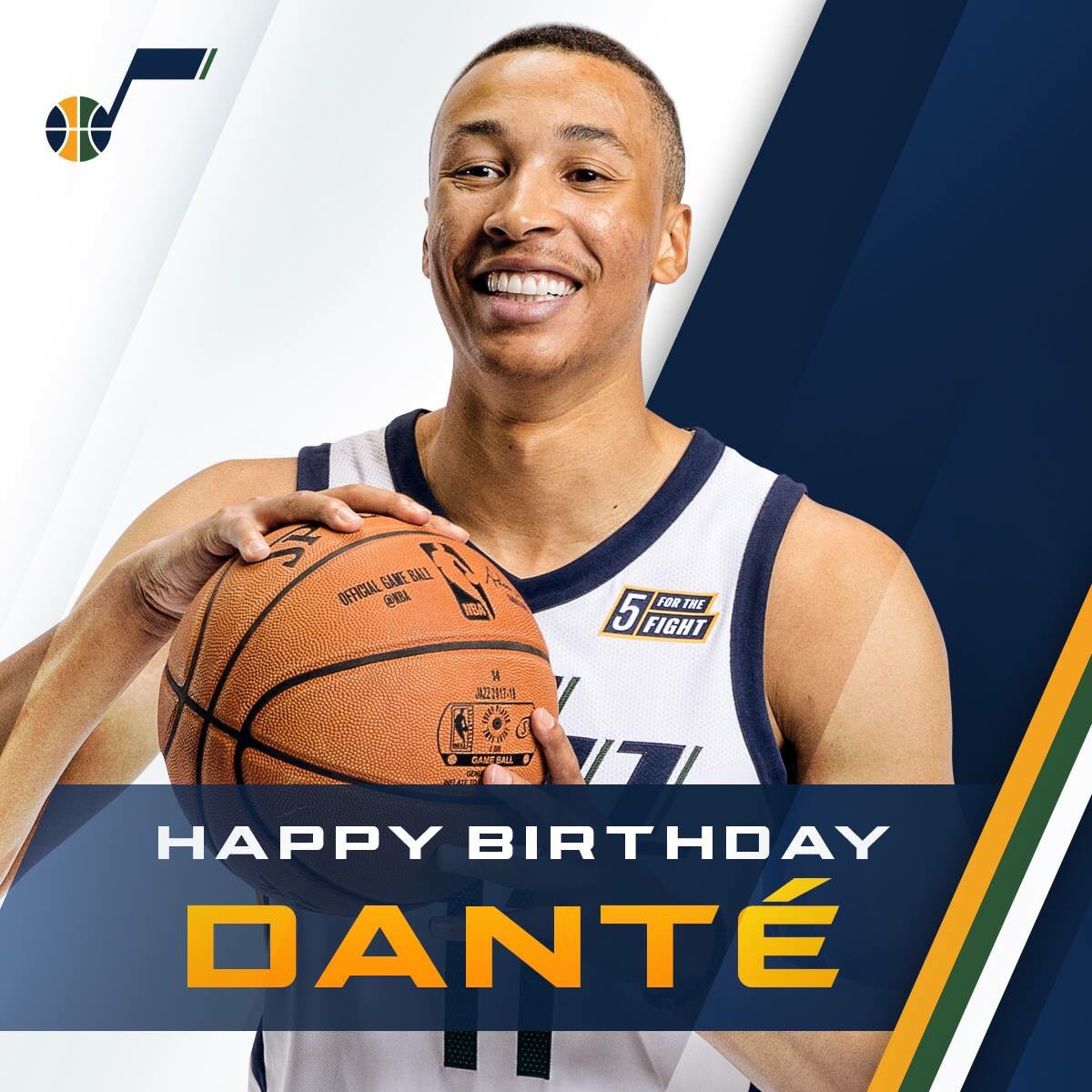 Happy Birthday to the Utah Jazz Point Guard Dante Exum. 