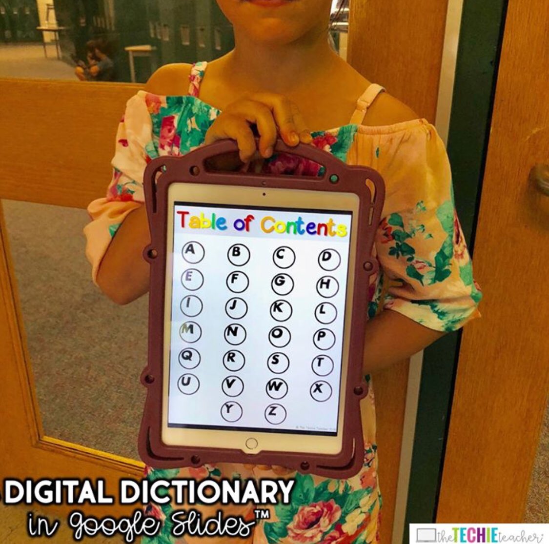 JGTechieTeacher's tweet photo. Have students create a DIGITAL dictionary in Google Slides. They can add all types of media to their dictionary pages to make their vocabulary words come to life. This template can be found in my @TpTdotcom store👉🏼https://t.co/vZIyt2m61a #edtech #vocabulary #googleforedu https://t.co/5ousx0rnoG